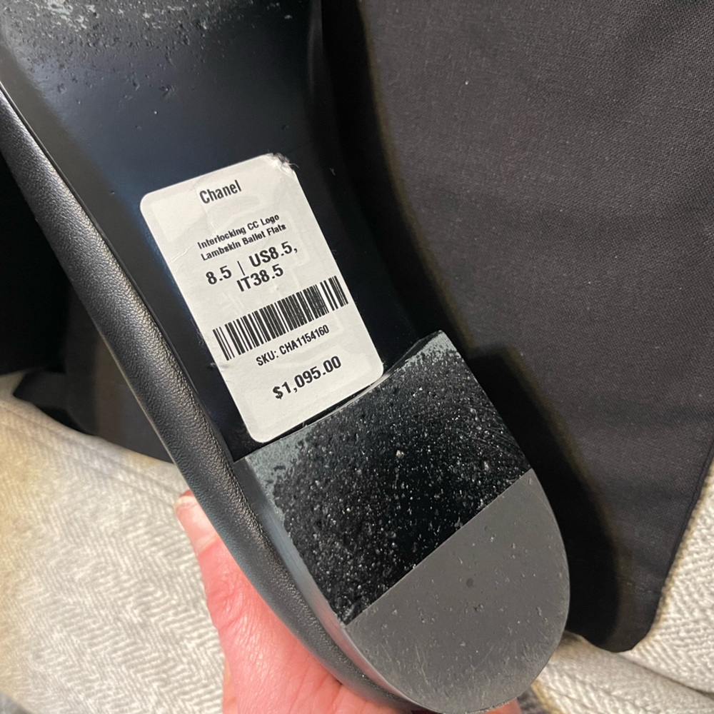 SOLD! Chanel Lambskin Ballet Flats - Picture 12 of 15